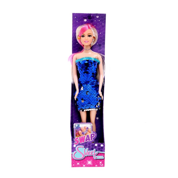 Кукла-модель «Ульяна» в платье, цвет синий 54692