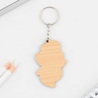 Брелок для ключей деревянный «Единорог», 5×6 см - Фото 4