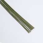 Флористическая проволока в бумажной оплётке «Зелёная», длина 60 см, 2 мм, набор 10 шт. - Фото 3