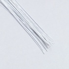 Флористическая проволока в бумажной оплётке «Белая», длина 40 см, 0.7 мм, набор 30 шт.  (артикул 7563013)  большой выбор товаров оптом и в розницу по низким ценам с доставкой