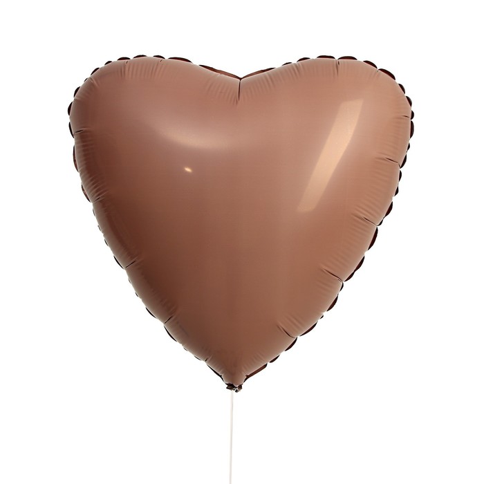 Воздушный шар фольгированный 19" «Сердце», матовый - Фото 1