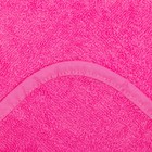 Полотенце уголок махровое Крошка Я, 75х75 см, цвет молочный/розовый, 100% хлопок, 360 г/м2 - Фото 7