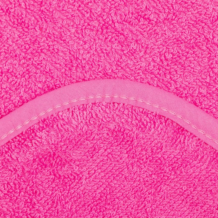 Полотенце уголок махровое Крошка Я, 75х75 см, цвет мятный/розовый, 100% хлопок, 360 г/м2 - фото 1908923462