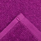 Набор полотенец LoveLife Rainbow 30х50 см - 2шт; цвет тёмно-лиловый, 100% хлопок, 400 гр/м2 7528470 - фото 14053556