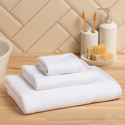 Полотенце махровое LoveLife Royal 30×50 см, цвет белый, 100% хлопок, 450 г/м²