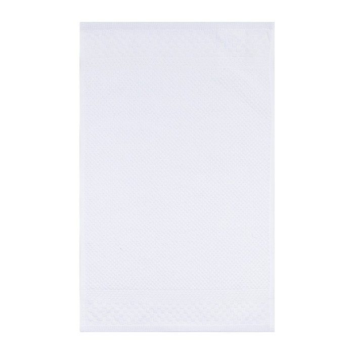 Полотенце махровое LoveLife Royal 50×90 см, 100% хлопок, 450 г/м², белое - Фото 1