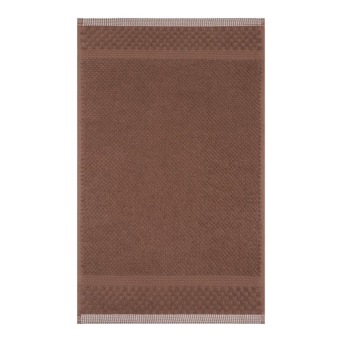 Полотенце махровое LoveLife Royal 50×90 см, 100% хлопок, 450 г/м², коричневое - Фото 1
