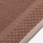 Полотенце махровое LoveLife Royal 50×90 см, 100% хлопок, 450 г/м², коричневое - Фото 4
