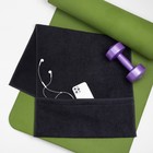 Полотенце махровое для тренировок LoveLife Active 50×100 см, цвет чёрный, 100% хлопок, 360 г/м² - Фото 5