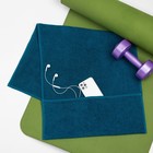 Полотенце махровое для тренировок LoveLife Active 50х100 см, цвет аквамарин, 100% хлопок, 360 гр/м2 - Фото 5