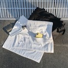 Полотенце махровое для тренировок LoveLife Active 50×100 см, 100% хлопок, 360 г/м², белое - Фото 1