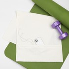 Полотенце махровое для тренировок LoveLife Active 50×100 см, 100% хлопок, 360 г/м², белое - Фото 4