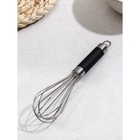 Венчик для взбивания Доляна Venus, 21×5 см, нержавеющая сталь, чёрный - Фото 2