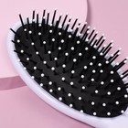 Расчёска массажная «LET'S GO», 7 × 22 см, цвет МИКС - фото 24469130