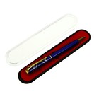 Ручка подарочная, шариковая "Кора" в пластиковом футляре, поворотная , корпус синий с золотым - Фото 3