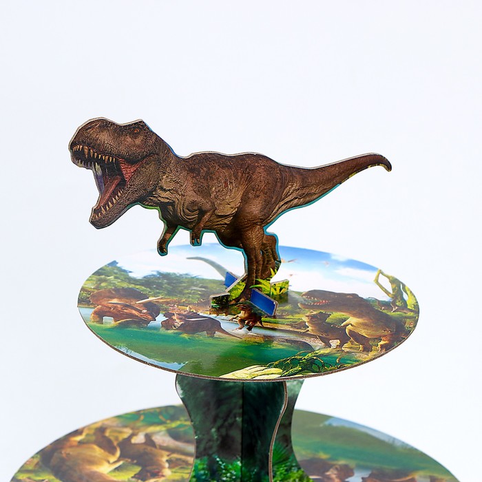 Подставка для пирожных «Динозавр» - фото 1907461951