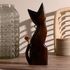 Сувенир дерево "Кошка с бабочкой на шейке"30 см 7997511 - фото 16533699