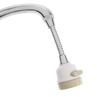 Аэратор ZEIN, с регулировкой потока, на гибком шланге,170мм, 3 режима, пластик, белый - фото 807861431