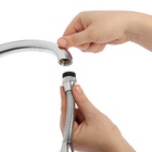 Аэратор ZEIN, с регулировкой потока, на гибком шланге,190мм, 3 режима, пластик, белый - фото 807861435