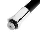 Излив для смесителя ZEIN, 3/4", гибкий, силикон, нерж. сталь, 50 см, сетка пластик, черный - Фото 6