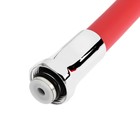 Излив для смесителя ZEIN, 3/4", гибкий, силикон, нерж. сталь, 50 см, сетка пластик, красный - Фото 6
