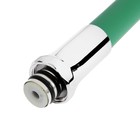 Излив для смесителя ZEIN, 3/4", гибкий, силикон, нержавеющая сталь, 50 см, сетка пластик, зеленый - Фото 5