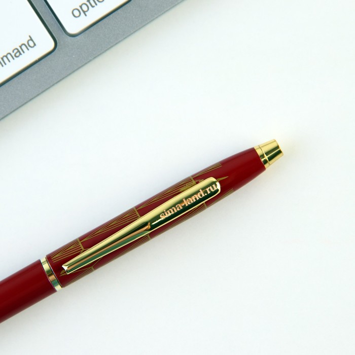 Ручка в подарочной коробке «Лучшему учителю», металл, синяя паста, 1.0 мм - фото 1904553565