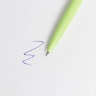 Подарочная ручка с поворотным механизмом «Лучшему учителю», металл, синяя паста, 1.0 мм - фото 6621152