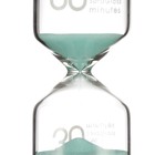Песочные часы Happy time, на 30 минут, 12,5 х 4.5 см, бирюзовые - Фото 2
