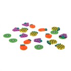 Развивающий набор «Цветные тарелочки», фрукты, овощи, набор посуды - Фото 8
