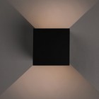 Светильник фасадный «Куб», FSD-004, 6 Вт, 3000К, IP65, 220 В, металл, черный - Фото 2