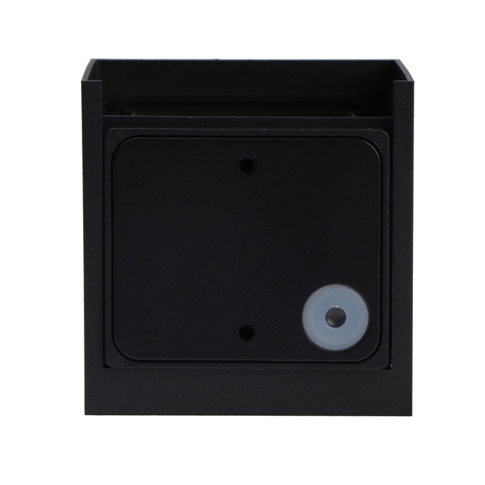 Светильник фасадный «Куб», FSD-004, 6 Вт, 3000К, IP65, 220 В, металл, черный - фото 1891301818