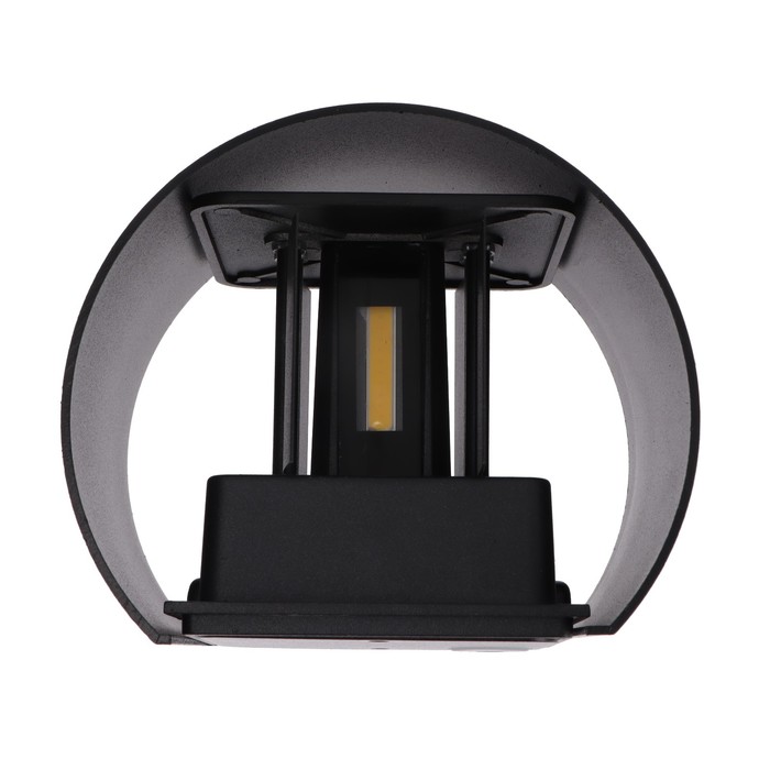 Светильник светодиодный настенный FSD-005, 6 Вт, 450 Лм, 3000К, IP54, 220 В, металл, черный - фото 1889821121