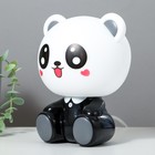 Настольная лампа "Панда"Е14  3Вт черно-белый 24х13х14 см RISALUX - фото 21631980