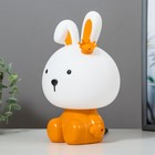 Настольная лампа "Зайка в короне" Е14 3Вт оранжевый 16х13х19 см RISALUX - фото 38939757