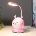 Настольная лампа "Ушастик" LED 1,2 Вт USB 9х9х20 см МИКС RISALUX - Фото 2