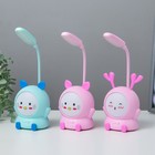 Настольная лампа "Ушастик" LED 1,2 Вт USB 9х9х20 см МИКС RISALUX 7795393 - фото 14053687