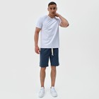 Футболка мужская однотонная MINAKU REGULAR FIT: белая, р-р 54 - Фото 4