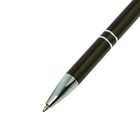 Ручка подарочная, шариковая, автоматическая "Стиль" в пластиковом футляре, NEW, темно-серая - фото 7291796