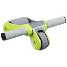 Ролик для пресса ONLYTOP, 33×24×24 см, с ковриком, цвет серый/салатовый - Фото 2