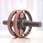 Набор для фитнеса ONLYTOP: ролик, упор для пресса, эспандер грудной, цвет розовый - Фото 13