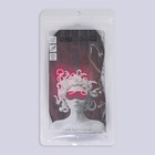 Маска для сна с гелевым вкладышем «VIBES», 19 × 10 см, резинка одинарная, цвет коричневый - Фото 7