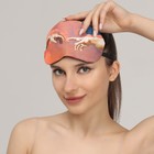 Маска для сна с гелевым вкладышем «Сотворение Адама», 19 × 10 см, резинка одинарная, цвет оранжевый - Фото 2