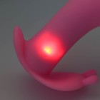Вибратор Оки-Чпоки с клиторальной стимуляцией, ПДУ, 12 режимов, 11,9х8,6 см, розовый - Фото 3