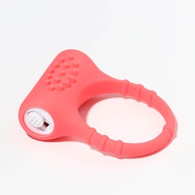 {{photo.Alt || photo.Description || 'Эрекционное кольцо с вибрацией и клиторальной стимуляцией, силикон, d=3.2 см, красное'}}