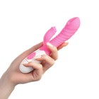 Вибратор с клиторальным стимулятором, 30 режимов, 19.3×3.5 см, розовый - Фото 5