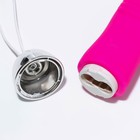 Виброяйцо с беспроводным пультом, 12 режимов, розовый - Фото 3