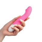 Вибратор со стимуляцией точки G, реалистичной формы, 17.2×4 см, розовый - Фото 4