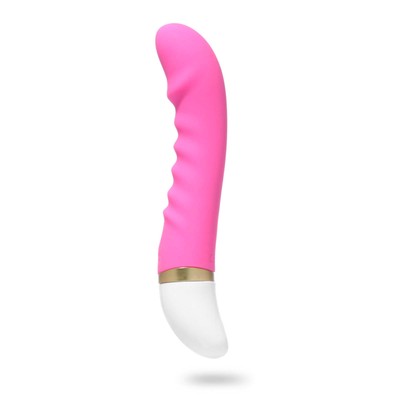 Вибратор со стимуляцией точки G, 19×3.5 см, розовый