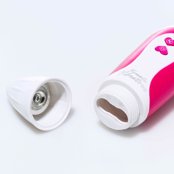 Вибратор массажный, 12 режимов, 18×3.5 см